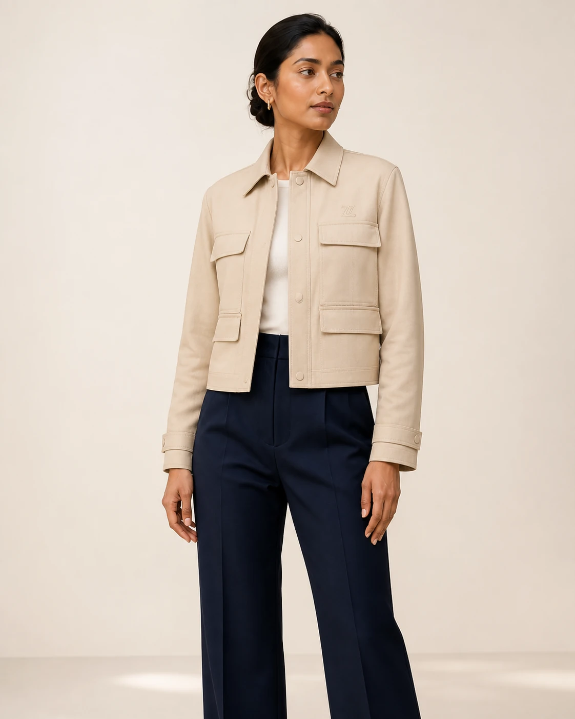 Cropped Field Jacket