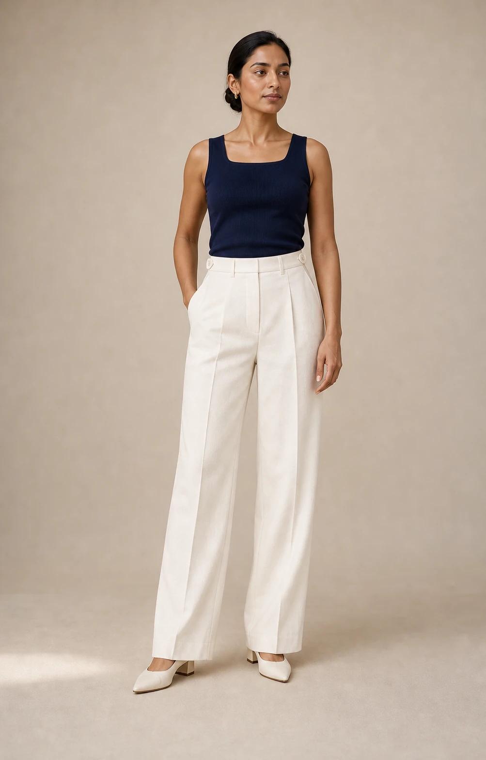 Relaxed Pleat Trouser